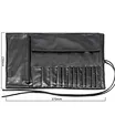 High quality leather makeup brush roll